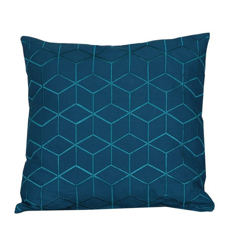 Pique Teal Filled Cushion