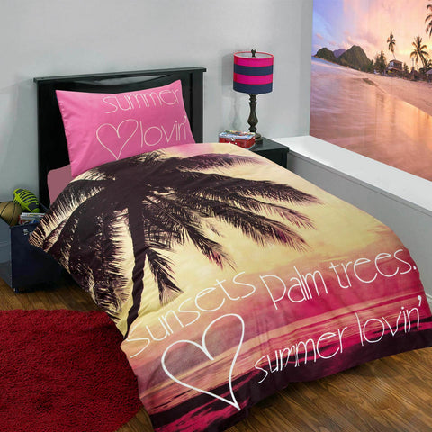 Sunset Beach Duvet Cover Set
