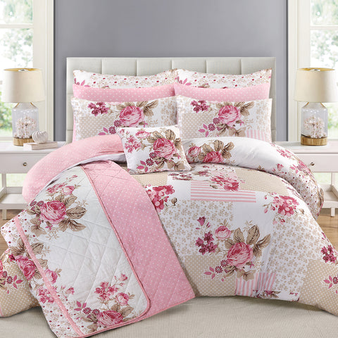 Rose Floral Pink - Duvet Cover Set