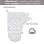 Baby 3 Pack Soft Jersey Padded Swaddle Wrap