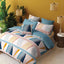 Miami Geometric Multicoloured 100% Cotton Duvet Cover Set