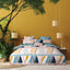 Miami Geometric Multicoloured 100% Cotton Duvet Cover Set