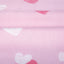 Hearts Pink 100% Cotton Toddler Duvet Set