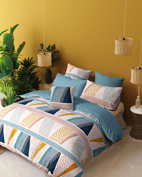 Miami Geometric Pillowcase Pair