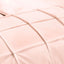 Cartier Blush 100% Cotton 200 Thread Percale Pintuck Soft Duvet Cover Set