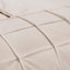 Cartier Stone 100% Cotton 200 Thread Percale Pintuck Soft Duvet Cover Set