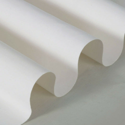 WHITE 3 Pass Coated Blackout Thermal Curtain Lining Fabric by Meter
