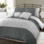 Jones Confection Embellished Pintuck Slate Dove Duvet Cover Set