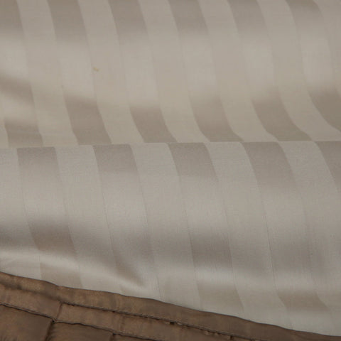 Portia - 230-TC - Luxury Egyptian Stripe Sateen Duvet Cover Set