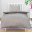 Leaden Chambray Grey Toddlers Duvet Cover Set