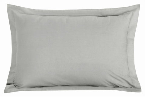 Plain 100% Egyptian Cotton TC200 Oxford Pillowcase Pair
