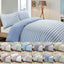 Luxury Woven Stripe Pattern 27 Duvet Cover Set