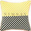 Cross Stripes Half Panama Cushion Cover - 45 x 45 cm