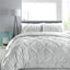 Vintage Pintuck Luxury TC200 Duvet Cover Set