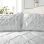 Vintage Pintuck Luxury TC200 Duvet Cover Set