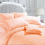 Jacob Peach Pintuck TC144 Duvet Cover Set