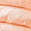 Jacob Peach Pintuck TC144 Duvet Cover Set