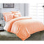 Jacob Peach Pintuck TC144 Duvet Cover Set
