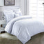 Jacob White Pintuck TC144 Duvet Cover Set