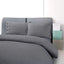 Herringbone Grey TC-116 Duvet Cover Set