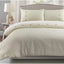 Bordered Waffle 100% Cotton Duvet Cover Set