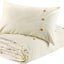 Bordered Waffle 100% Cotton Duvet Cover Set