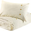 Bordered Waffle 100% Cotton Duvet Cover Set