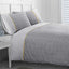 Manhattan Checked 100% Cotton Duvet Cover Set