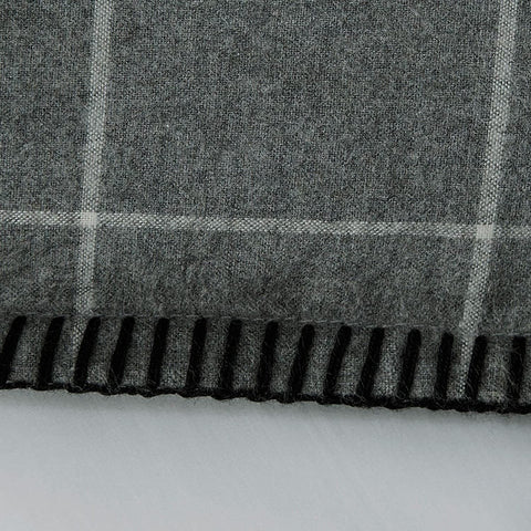 Melange Tartan Check 100% Brushed Cotton Flannel Pillowcase Pair Set
