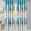 Miami Geometric Eyelet Curtains Set