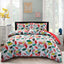 Retro Leaf 100% Brushed Cotton Duvet Cover Set