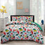 Retro Leaf 100% Brushed Cotton Duvet Cover Set