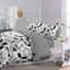 Retro Leaf 100% Brushed Cotton Duvet Cover Set