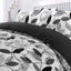 Retro Leaf 100% Brushed Cotton Duvet Cover Set