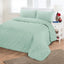 Plain Embroidered Embossed Quilted Bedspread