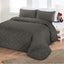 Plain Embroidered Embossed Quilted Bedspread