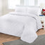 Plain Embroidered Embossed Quilted Bedspread