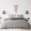 Manhattan Checked 100% Cotton Duvet Cover Set