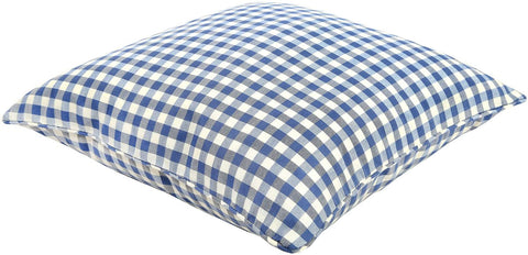 REGALIA Check Cottage Cushion Cover Blue