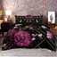 Rose Nights Floral Duvet Cover Set