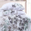 Roseburg Retro Leaf Floral Embroidered Luxury TC180 Percale Duvet Cover Set