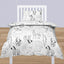 Safari Animals White 100% Cotton Toddler Duvet Set