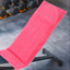 Egyptian Cotton 600GSM Simple Pocket Zip Hot Pink Gym Towel