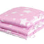 Stars Pink 100% Cotton Cot Bumper