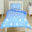 Stars Blue 100% Cotton Toddler Duvet Set