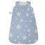 Stars Blue 100% Cotton Quilted Baby Sleeping Bag