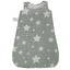 Stars Grey 100% Cotton Quilted Baby Sleeping Bag