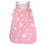 Stars Pink 100% Cotton Quilted Baby Sleeping Bag