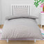 Stria Stripe Grey Toddlers Duvet Cover Set