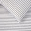 Stria Stripe Grey Toddlers Duvet Cover Set